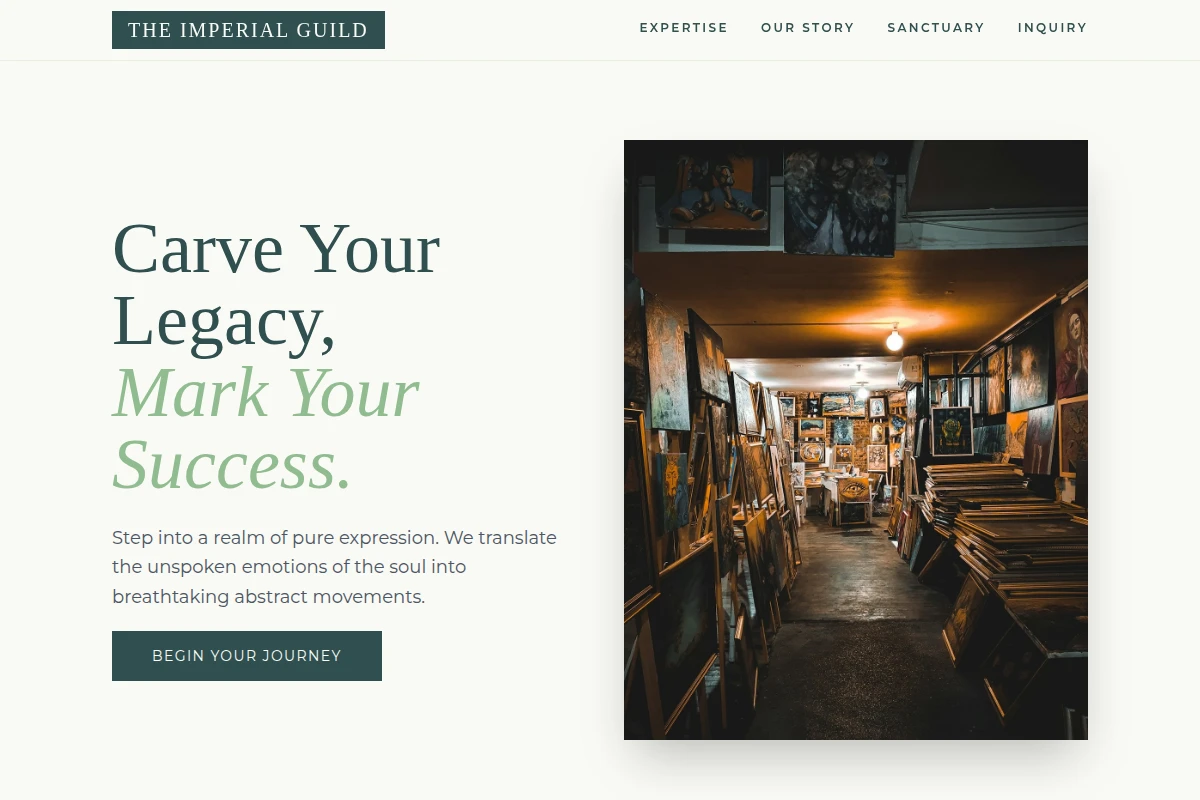 Abstract Art Studio