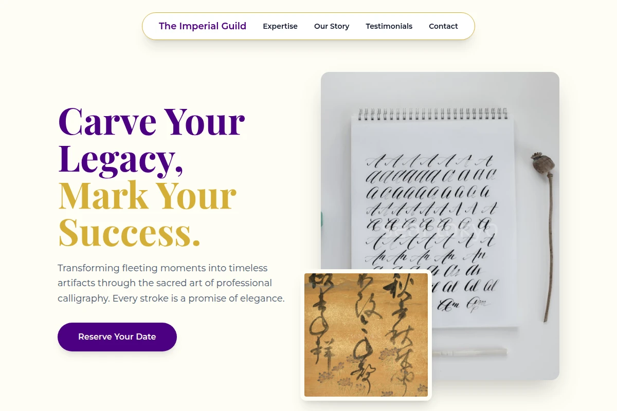 Scribe Calligraphy