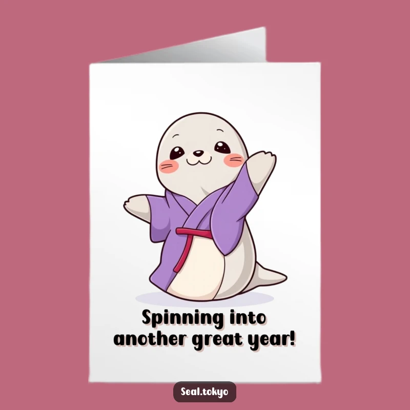 Free Printable Seal Birthday Card: Spin into Fun, Perfect Humorous DIY Gift